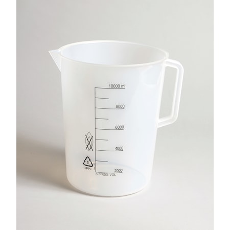 United Scientific Beakers W/Handle, Printed Graduatio, PK 2, 5000 mL / 2 PK P50807